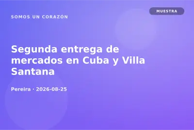 Segunda entrega de mercados en Cuba y Villa Santana
