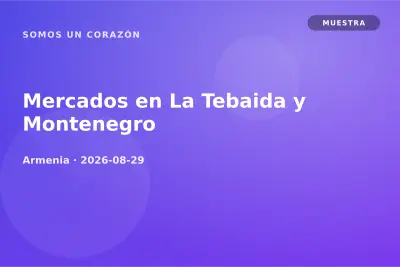 Mercados en La Tebaida y Montenegro